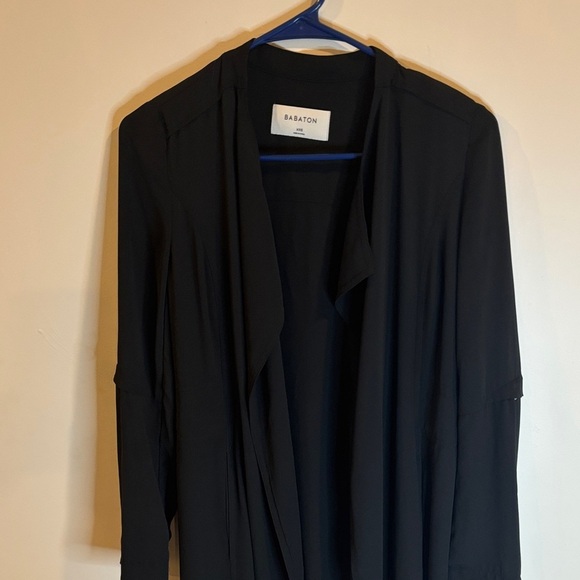 Babaton Jackets & Blazers - Babaton Classic Black Open Front Cardigan